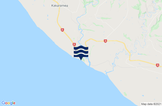 Patea, New Zealand tide times map