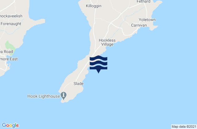 Patrick's Bay, Ireland tide times map