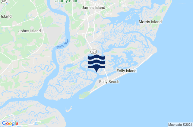 Pea Island, United States tide chart map