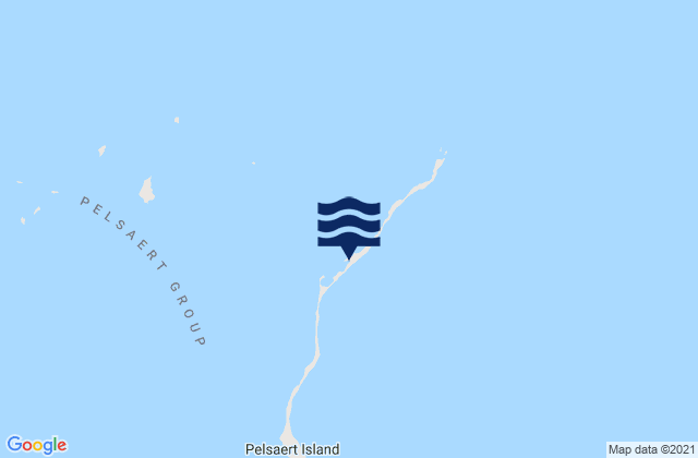 Pelsaert Island, Australia tide times map