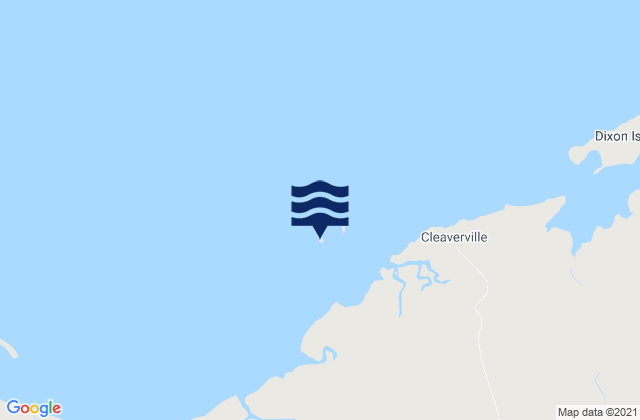 Pemberton Island, Australia tide times map
