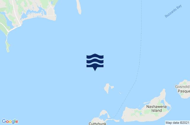 Penikese Island 0.8 mile northwest of, United States tide chart map