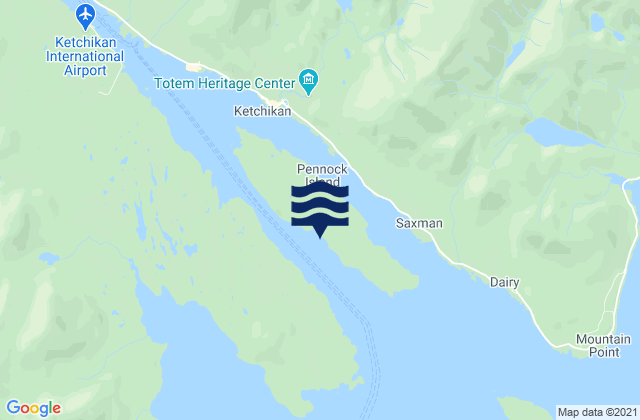 Pennock Island, United States tide chart map