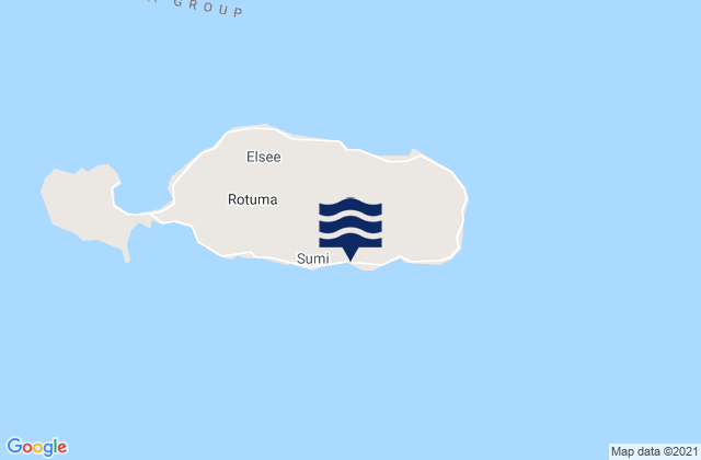 Pepjei, Fiji tide times map