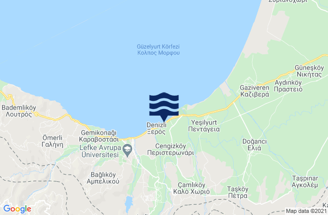 Peristeronari, Cyprus tide times map