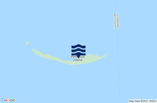Petit Bois Island Mississippi Sound, United States tide chart map