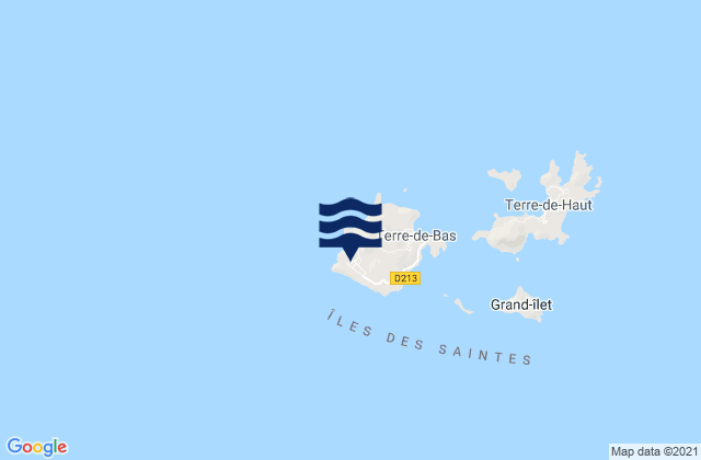 Petites Anses, Guadeloupe tide times map
