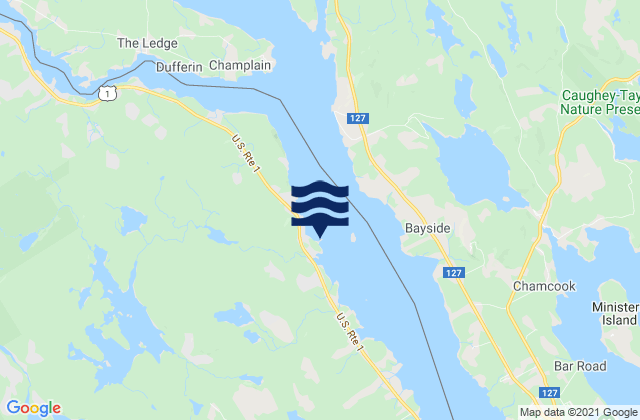 Pettegrove Point Dochet Island, Canada tide times map