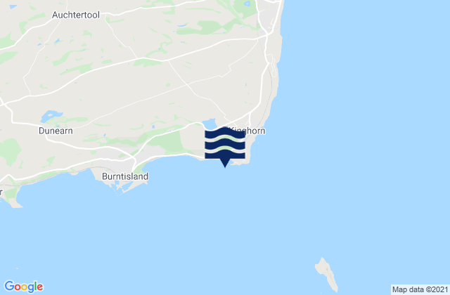 Pettycur Bay Beach, United Kingdom tide times map