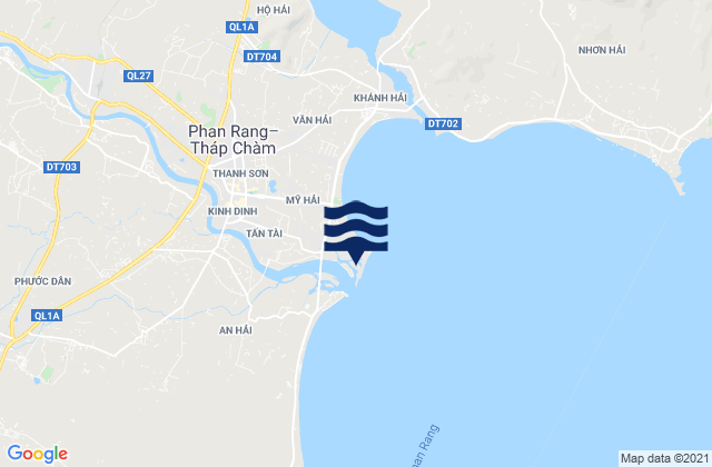 Phuong GJong Hai, Vietnam tide times map