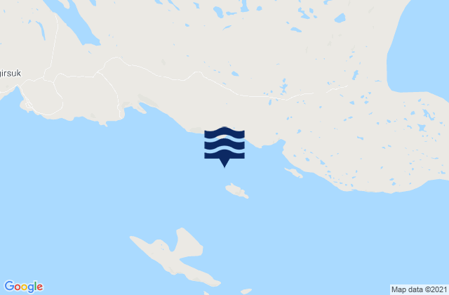 Pikyulik Island, Canada tide times map