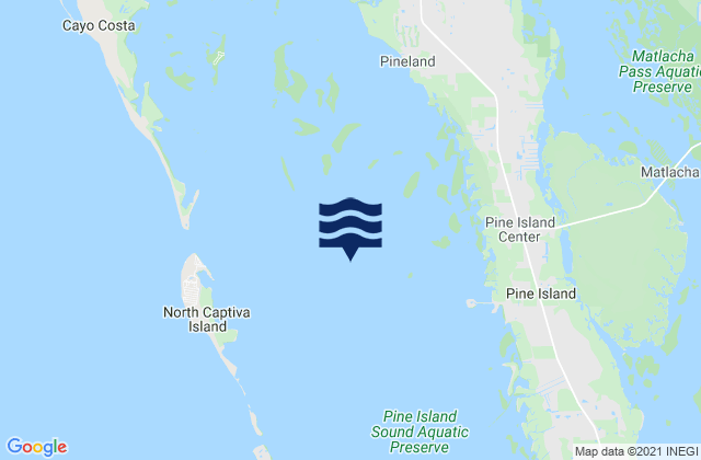 Pine Island Sound, United States tide chart map