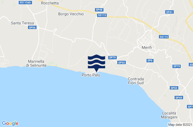 Playa Porto Palo, Italy tide times map