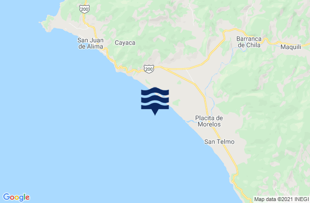 Playa Salinas del Padre, Mexico tide times map