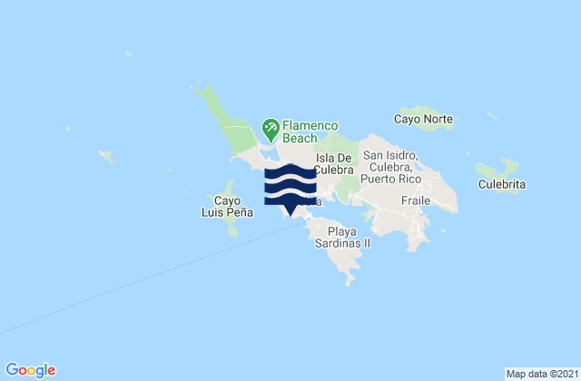 Playa Sardinas I Barrio, Puerto Rico tide times map