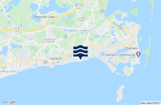 Pleasant Street Beach, United States tide chart map