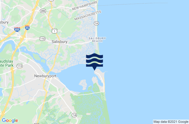 Plum Island (Merrimack River Entrance), United States tide chart map