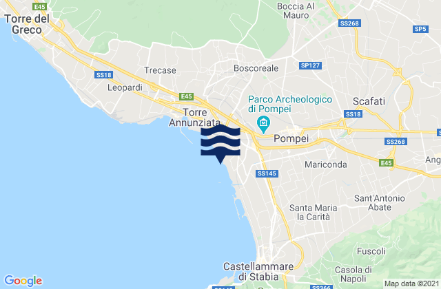 Poggiomarino, Italy tide times map
