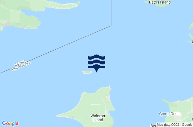 Point Hammond 1.1 miles northwest of, United States tide chart map
