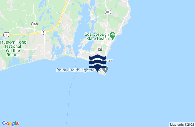 Point Judith Harbor Of Refuge, United States tide chart map