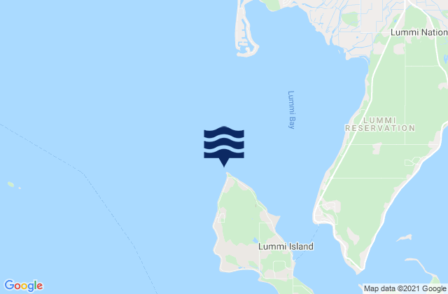 Point Migley (Lummi Island), United States tide chart map