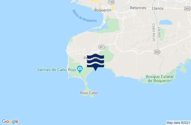 Pole Ojea, Puerto Rico tide times map