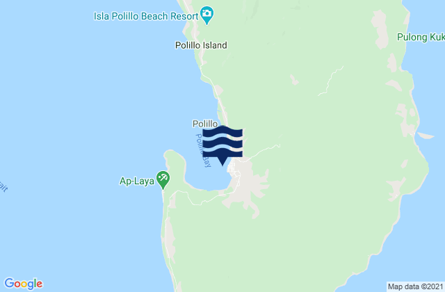 Polillo (Polillo Island), Philippines tide times map