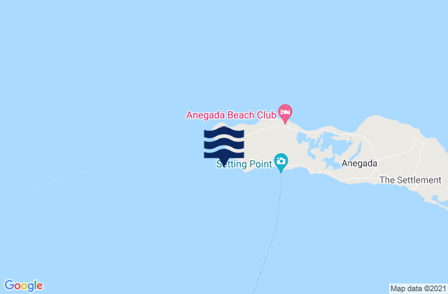 Pomato Point, British Virgin Islands tide times map