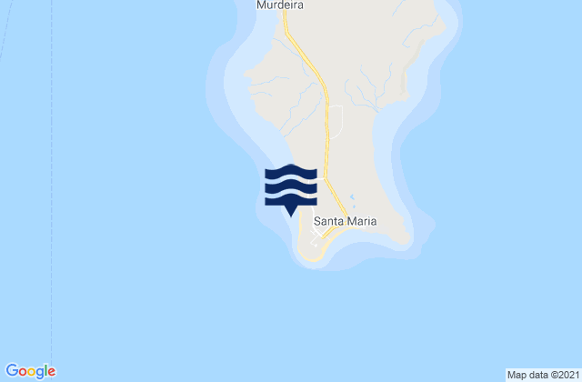 Ponta Preta, Cabo Verde tide times map
