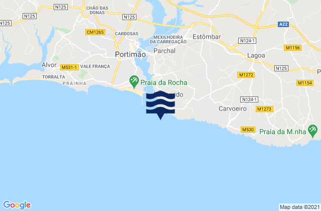 Ponta do Altar, Portugal tide times map