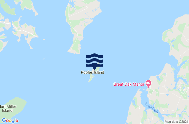 Pooles Island, United States tide chart map
