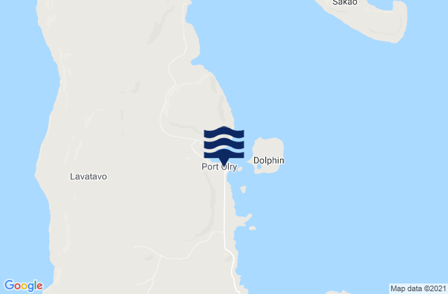 Port-Olry, Vanuatu tide times map