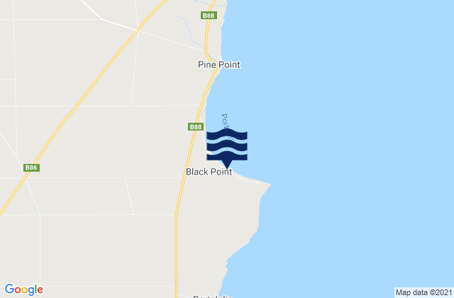 Port Alfred, Australia tide times map