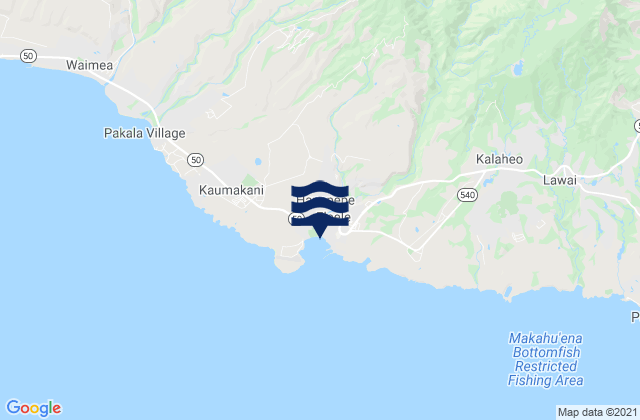 Port Allen Hanapepe Bay, United States tide chart map