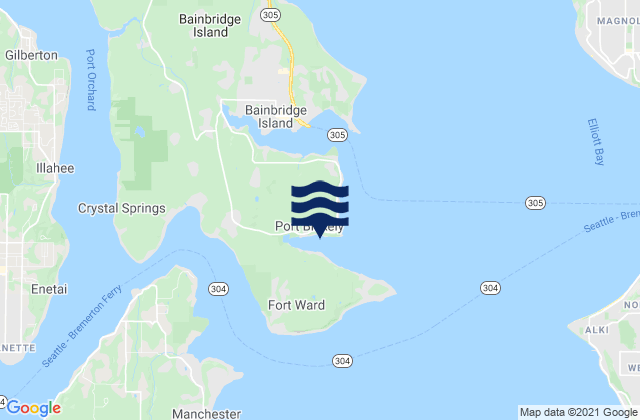 Port Blakely (Bainbridge Island), United States tide chart map