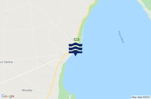 Port Clinton, Australia tide times map
