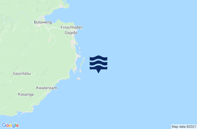Port Dreger, Papua New Guinea tide times map