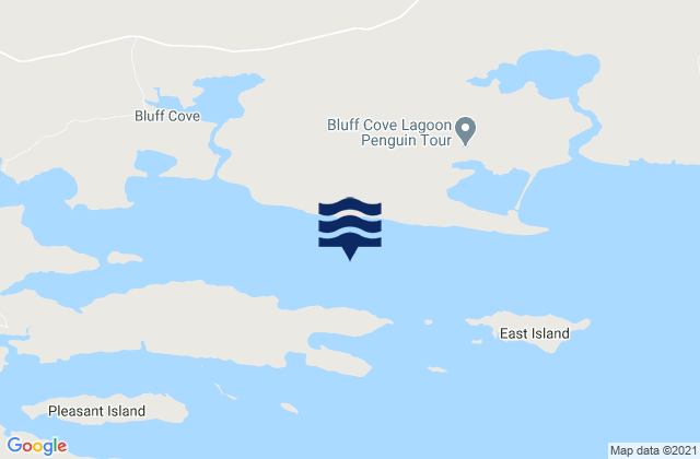 Port Fitzroy, Falkland Islands tide times map