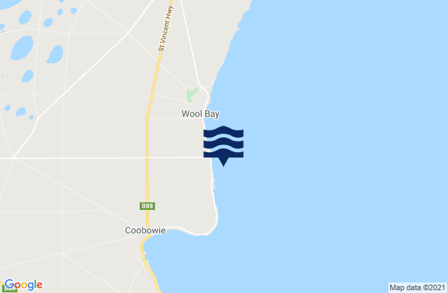 Port Giles, Australia tide times map