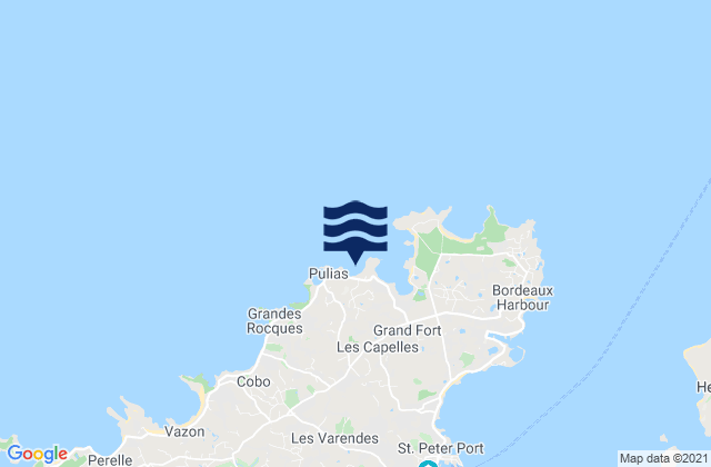 Port Grat Beach, France tide times map