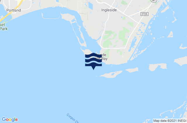 Port Ingleside, United States tide chart map