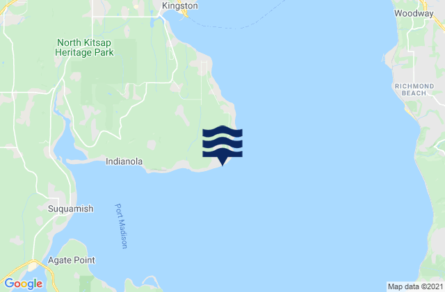 Port Jefferson, United States tide chart map