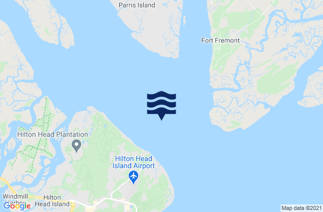 Port Royal Sound, United States tide chart map