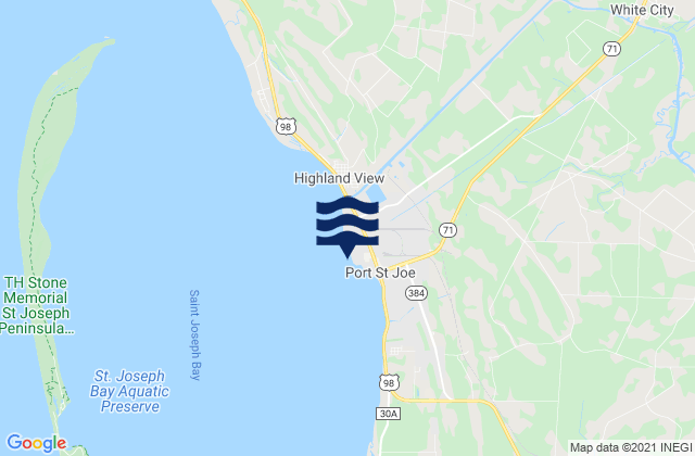Port Saint Joe (St. Joseph Bay), United States tide chart map