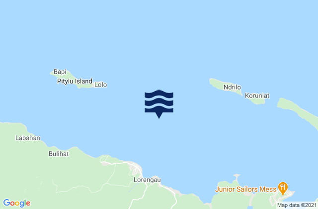 Port Seeadler, Manus, Admiralty Islands, Papua New Guinea tide times map
