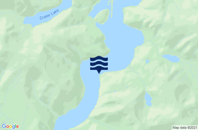 Port Snettisham Crib Point, United States tide chart map