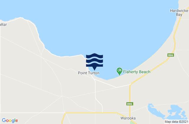 Port Turton, Australia tide times map