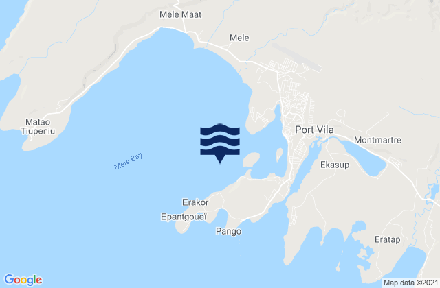 Port Vila VU (Villa), New Caledonia tide times map