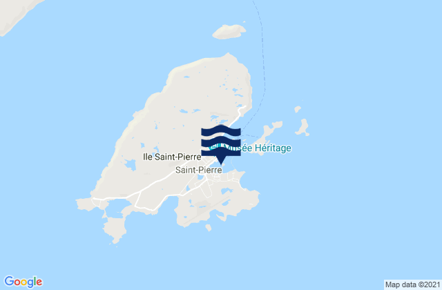 Port de Saint-Pierre, Saint Pierre and Miquelon tide times map