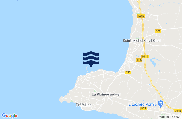 Port de la Gravette, France tide times map